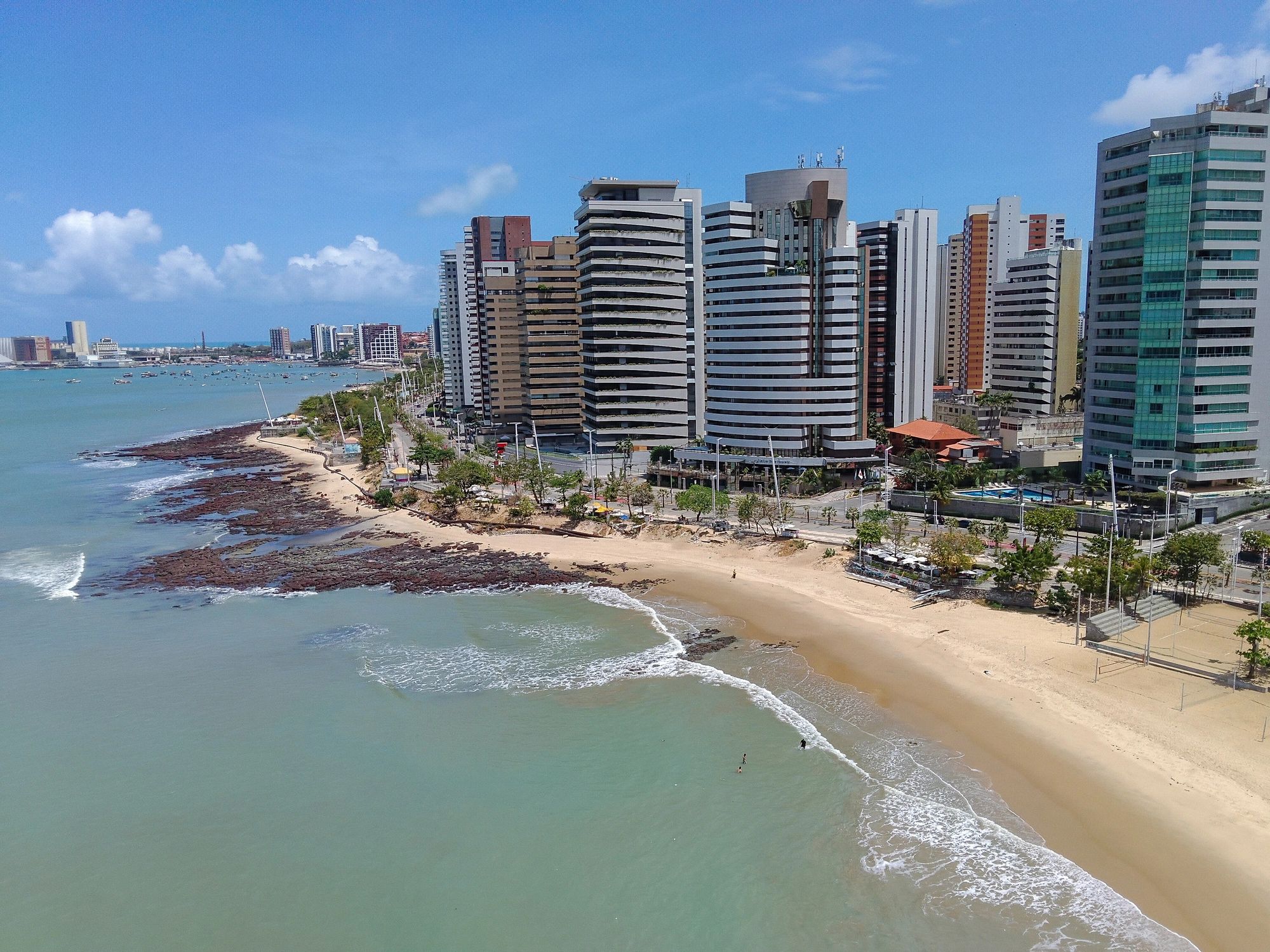 Coastal city skyline representing regional coverage in Northeast Brazil